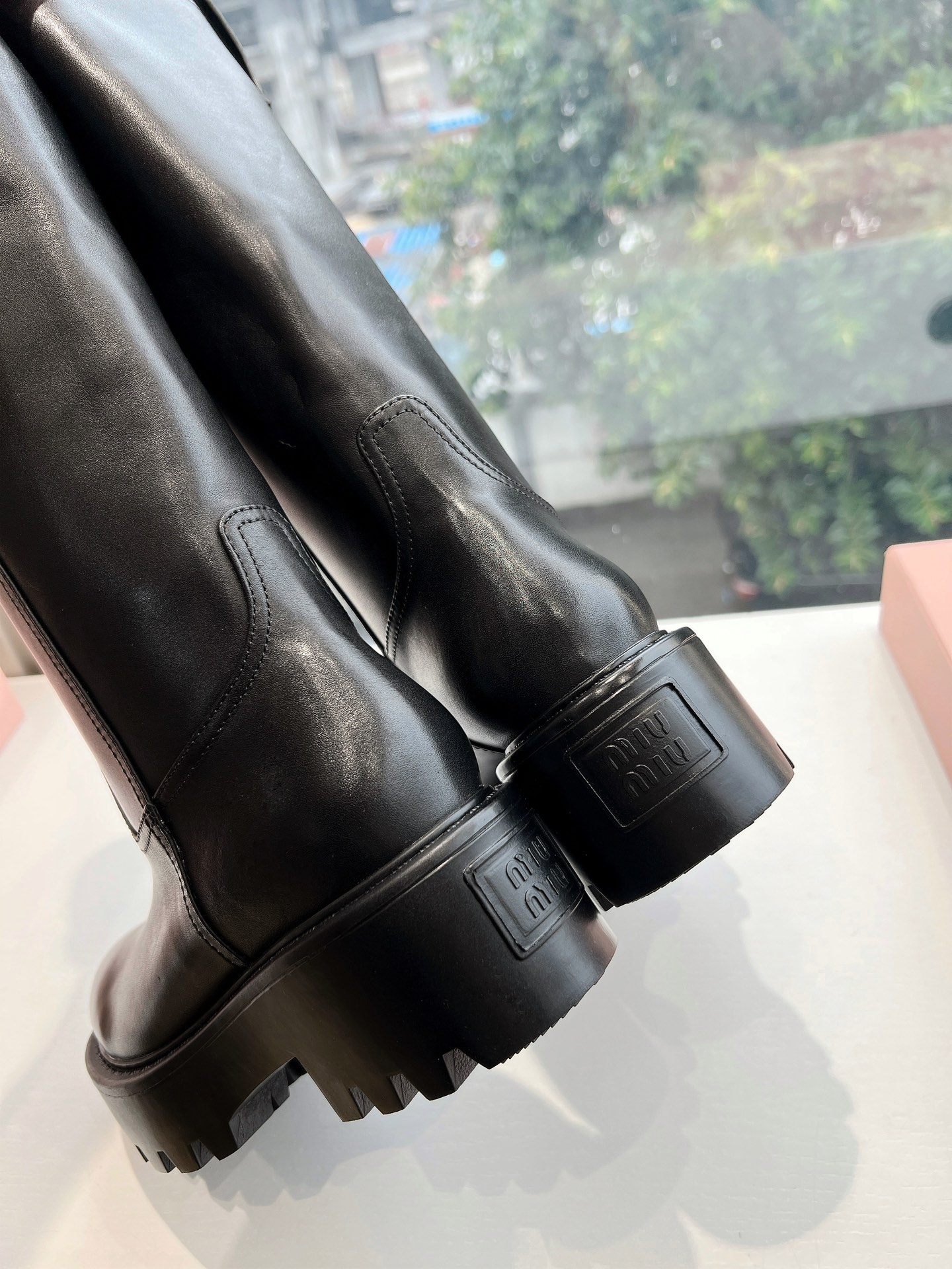 Miu Miu Boots Cow Leather M
