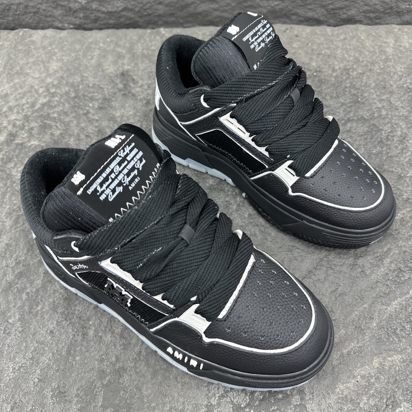 Amiri Male Sneakers Black M