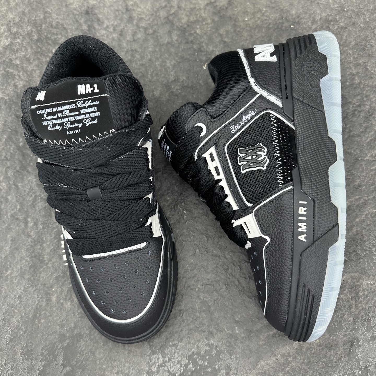 Amiri Male Sneakers Black M