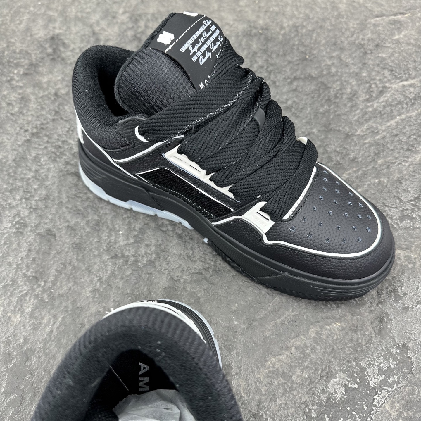 Amiri Male Sneakers Black M