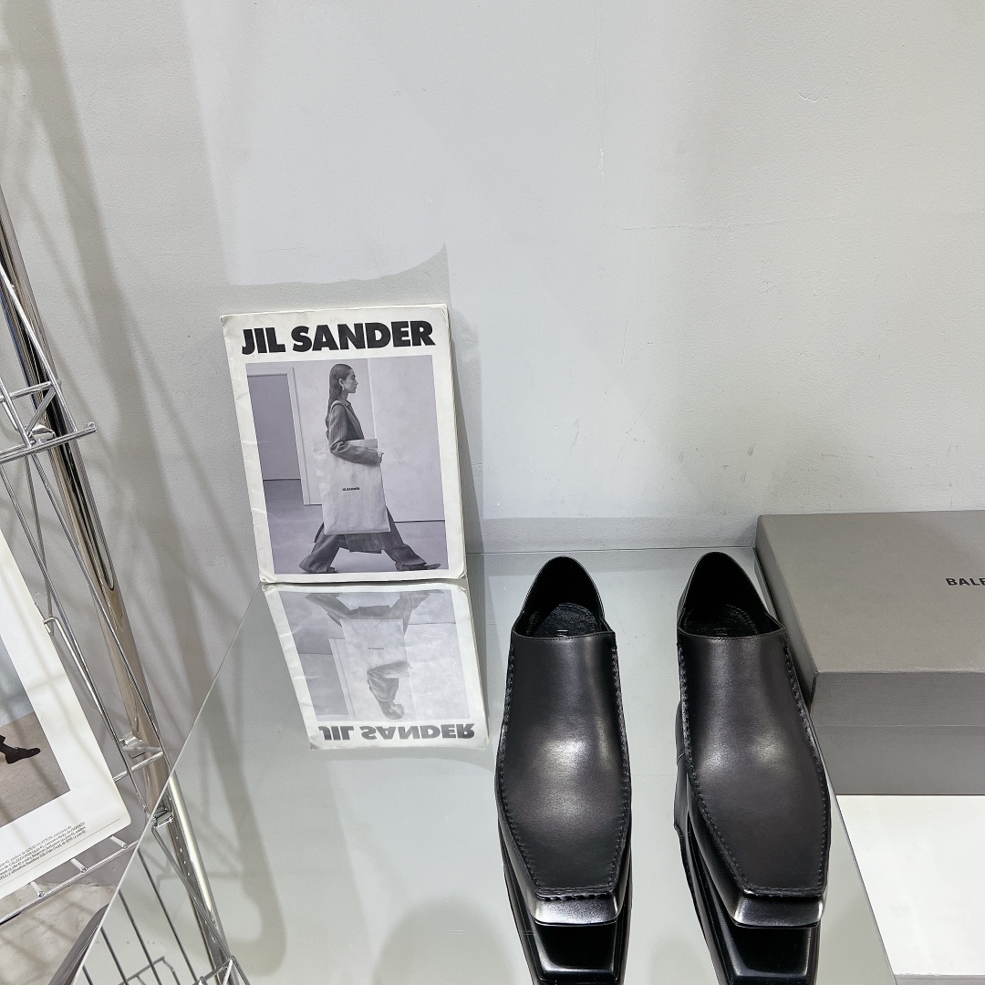 Balenciaga Male Leather Shoes Real Leather M-l-s