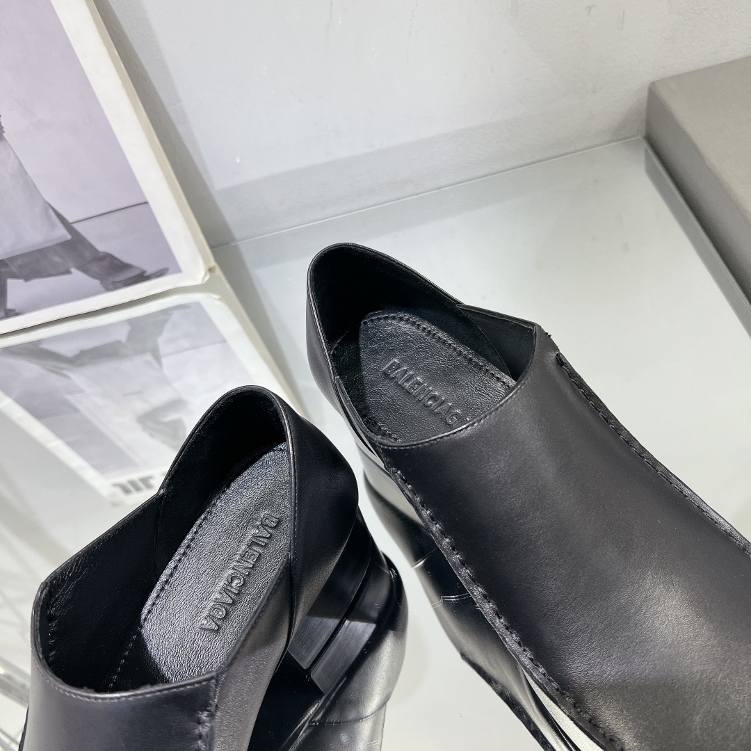 Balenciaga Male Leather Shoes Real Leather M-l-s