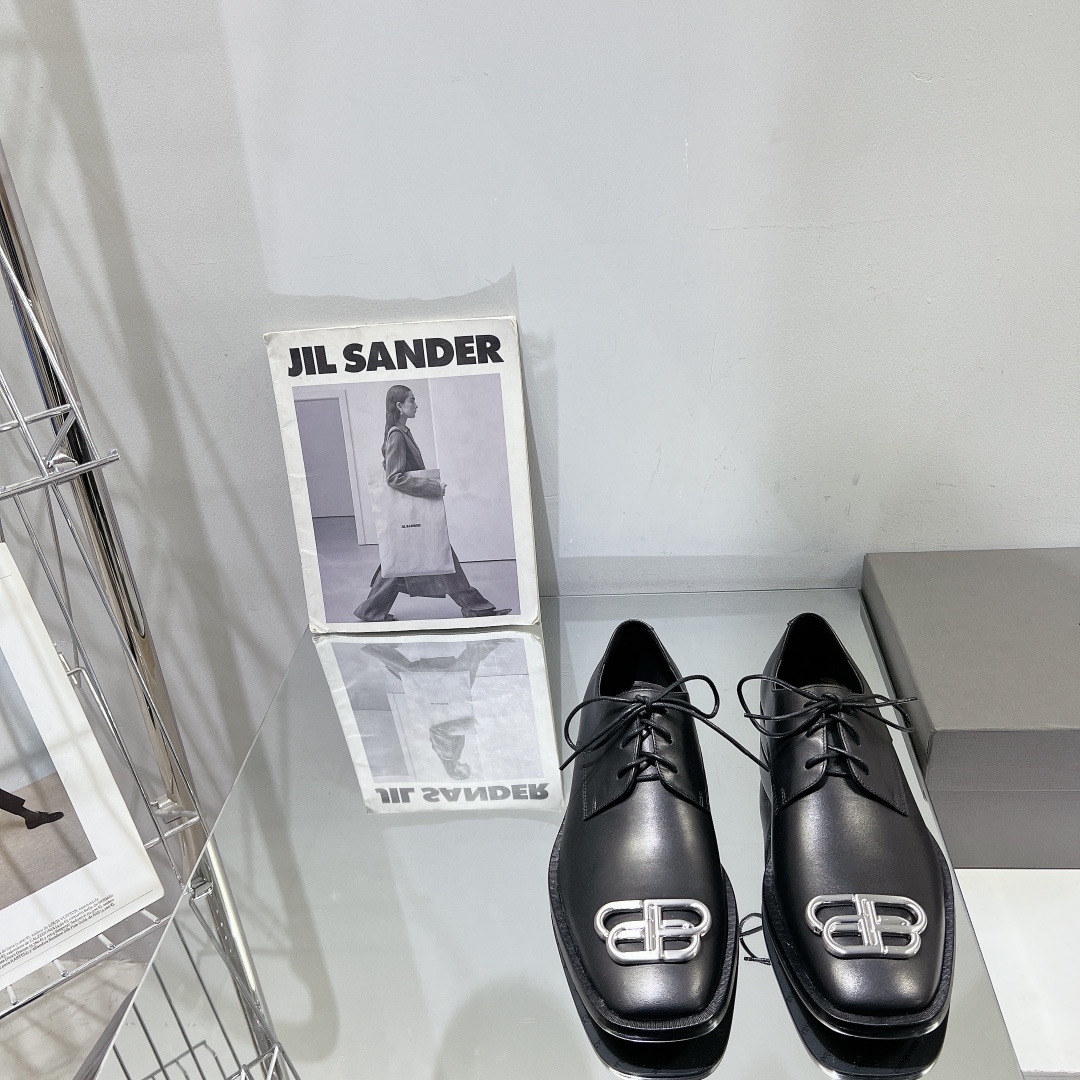 Balenciaga Male Leather Shoes Real Leather M-l-s
