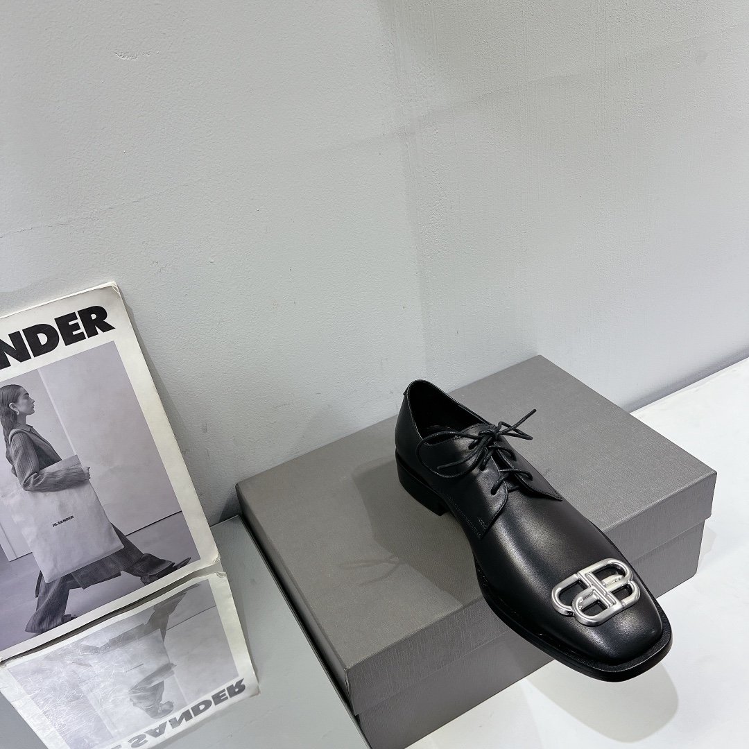 Balenciaga Male Leather Shoes Real Leather M-l-s