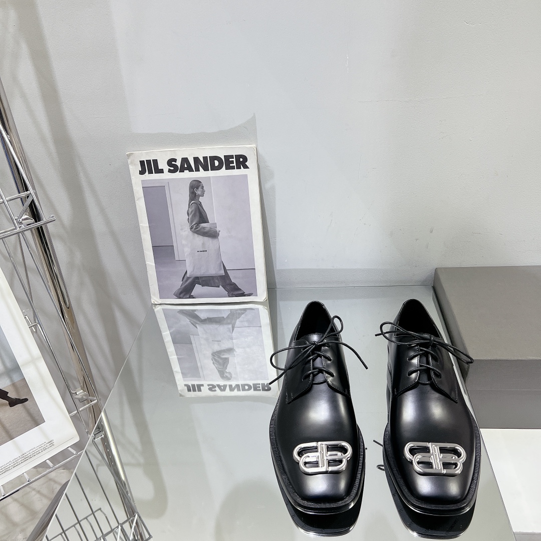 Balenciaga Male Leather Shoes Real Leather M-l-s