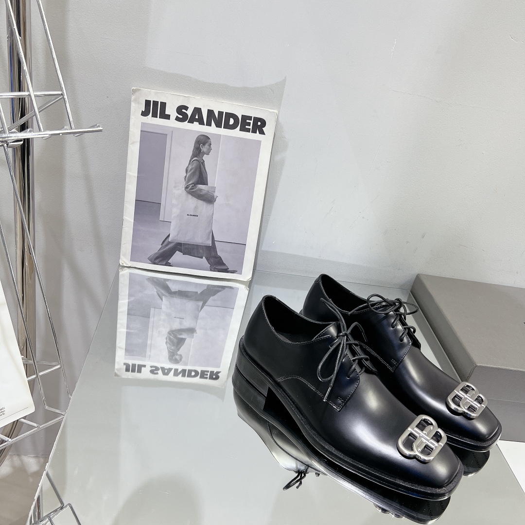 Balenciaga Male Leather Shoes Real Leather M-l-s