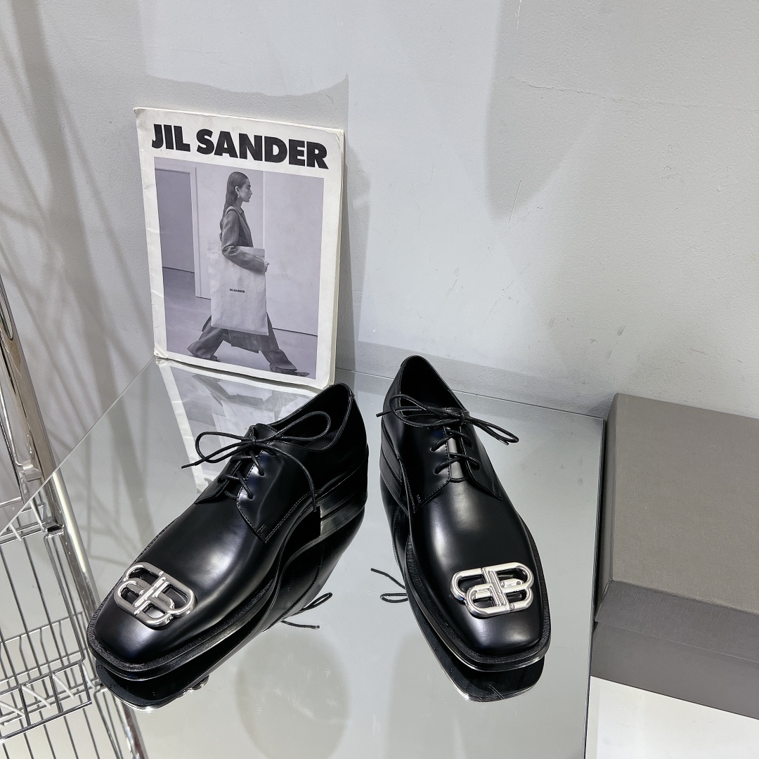 Balenciaga Male Leather Shoes Real Leather M-l-s