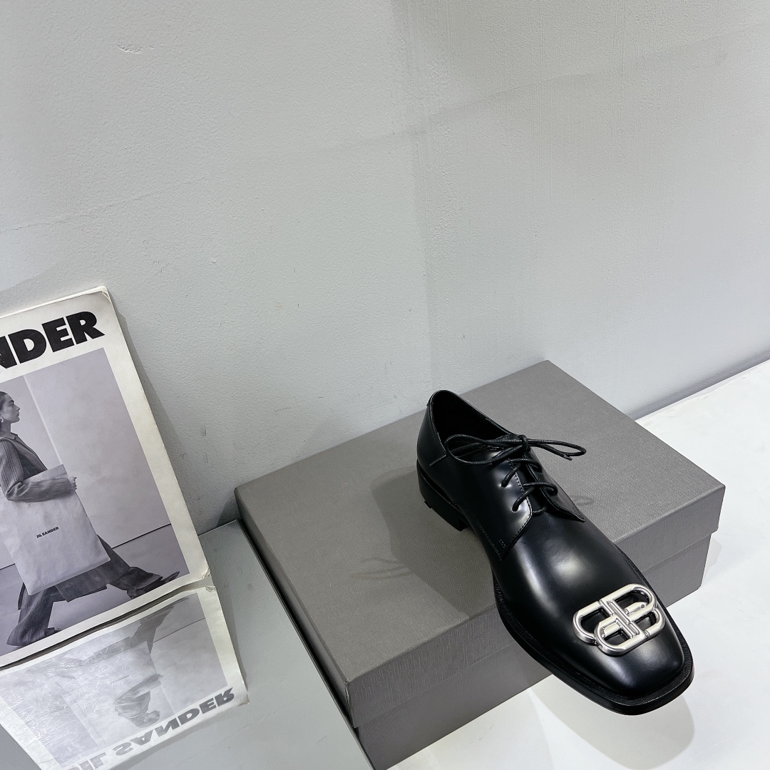 Balenciaga Male Leather Shoes Real Leather M-l-s
