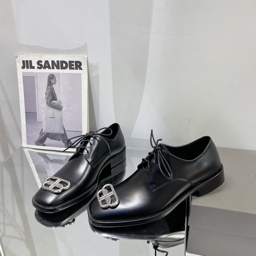 Balenciaga Male Leather Shoes Real Leather M-l-s