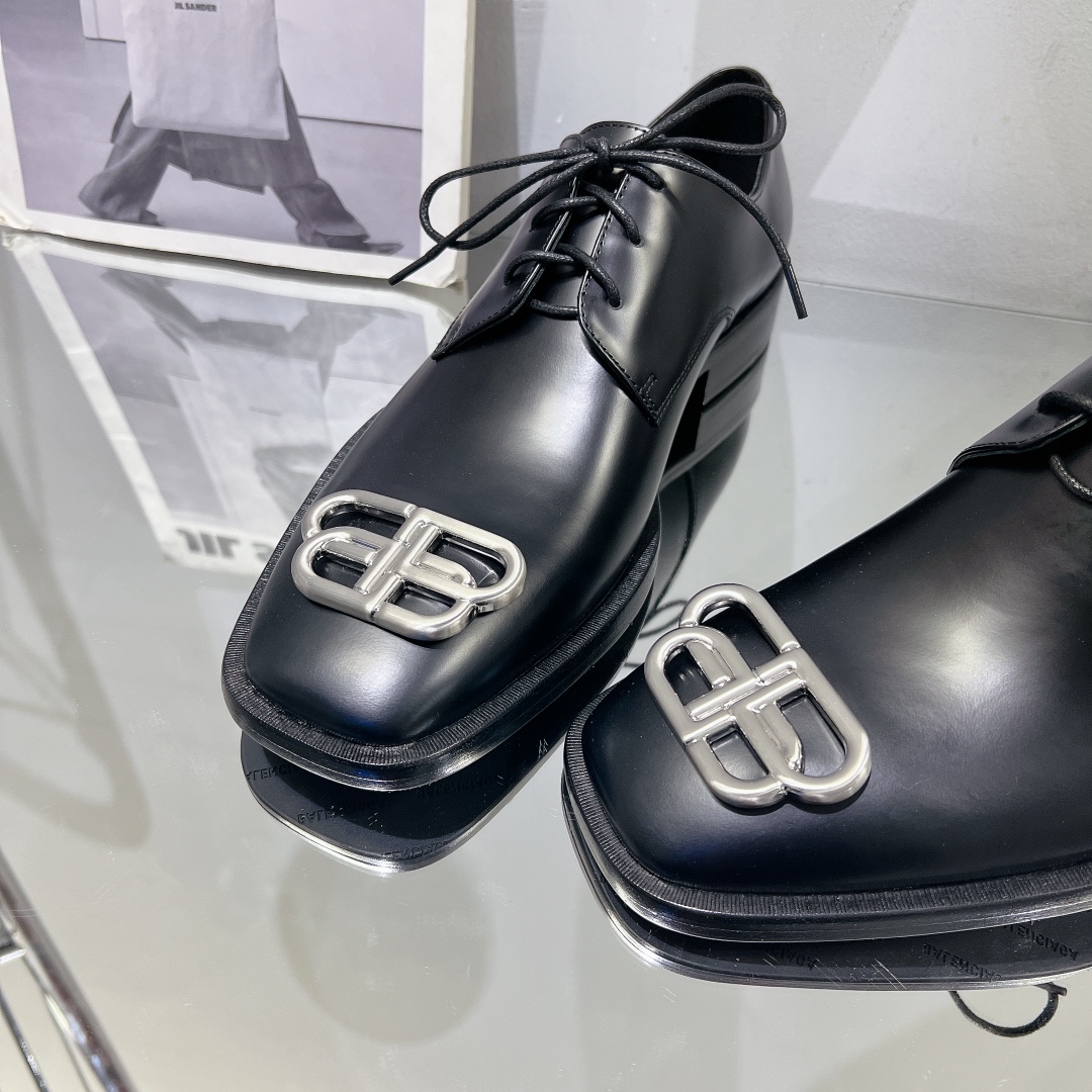 Balenciaga Male Leather Shoes Real Leather M-l-s
