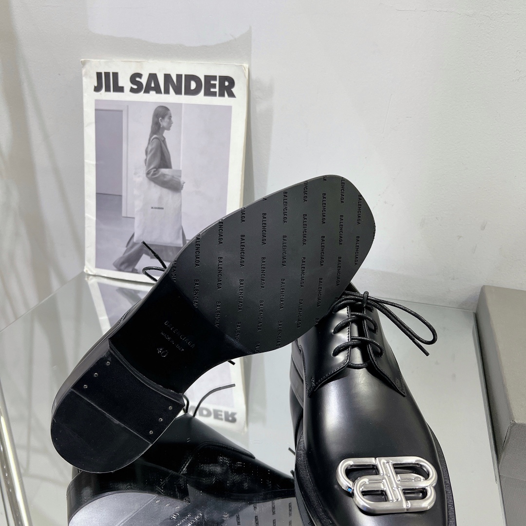Balenciaga Male Leather Shoes Real Leather M-l-s