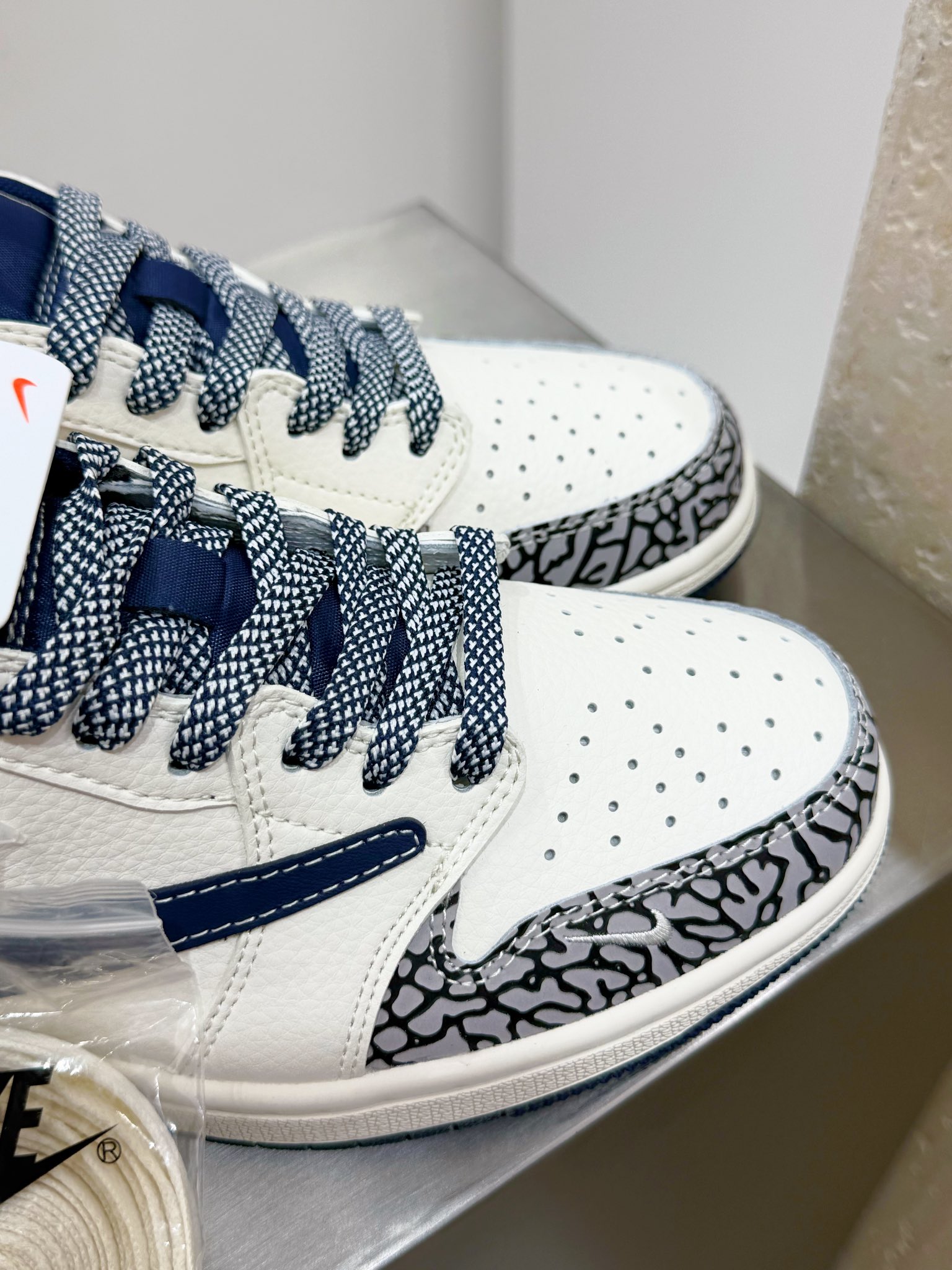 Dior Jordan Nike Male Canvas Shoes Canvas L-s