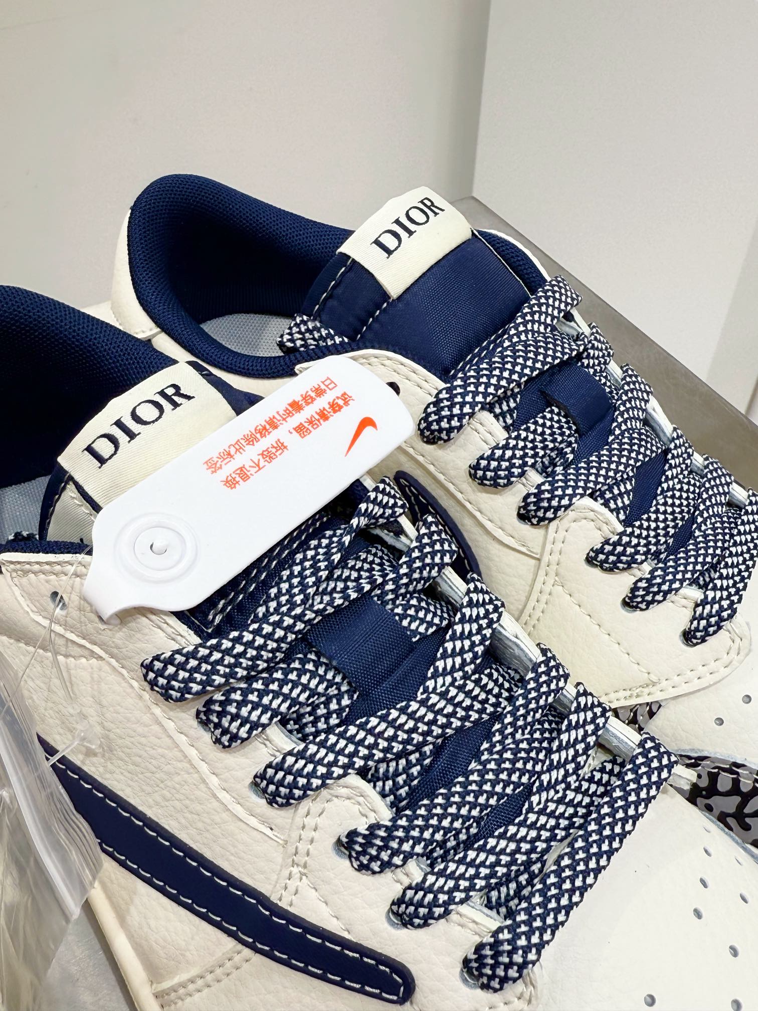 Dior Jordan Nike Male Canvas Shoes Canvas L-s