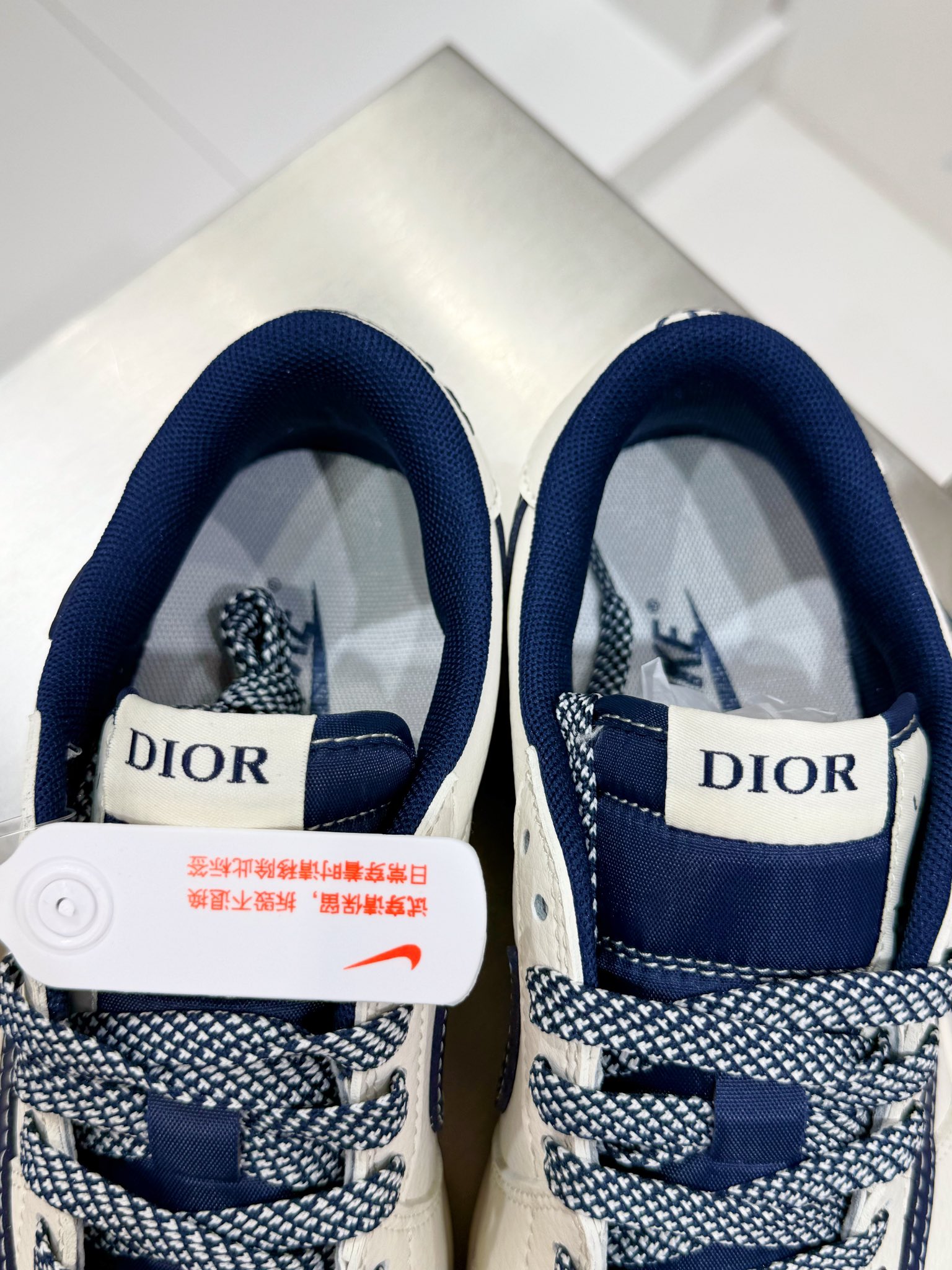 Dior Jordan Nike Male Canvas Shoes Canvas L-s