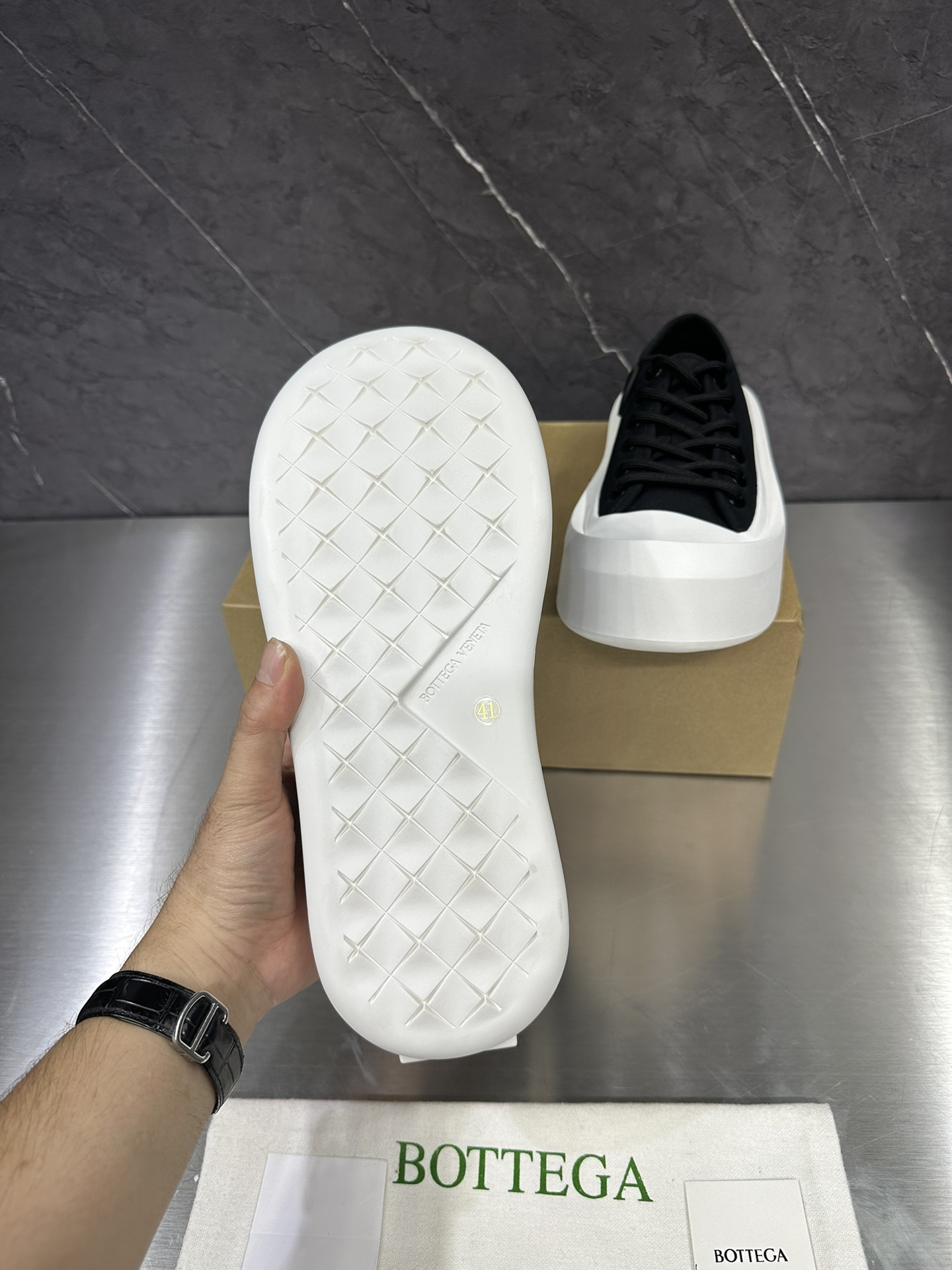 Bottega Veneta Male Sneakers Breathable M-s