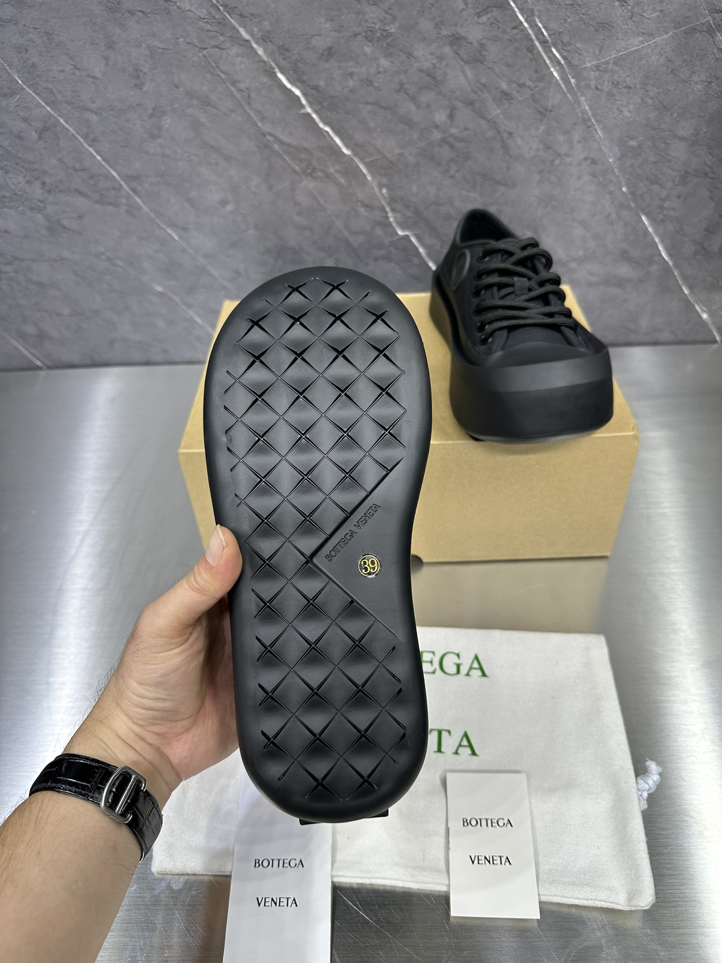 Bottega Veneta Male Sneakers Breathable M-s