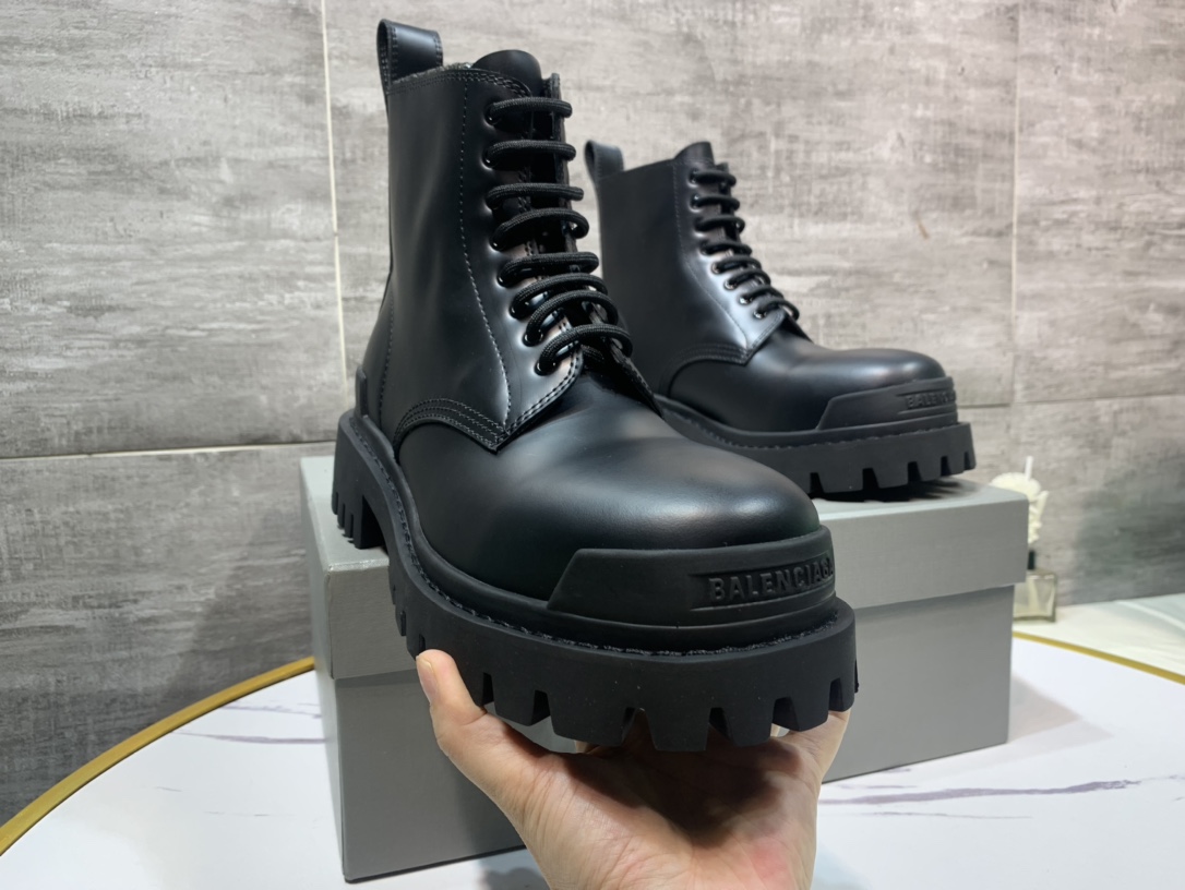 Balenciaga Female Leather Shoes Cow Leather 46-l-s