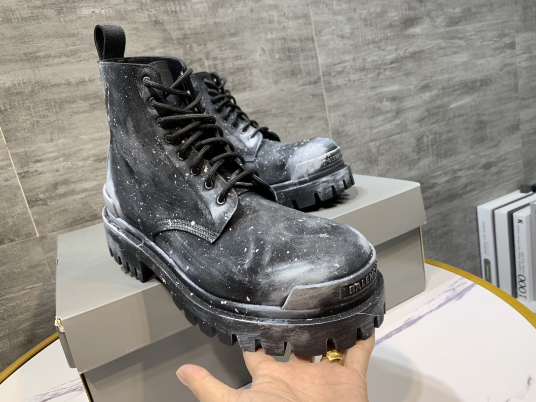 Balenciaga Female Leather Shoes Cow Leather 46-l-s