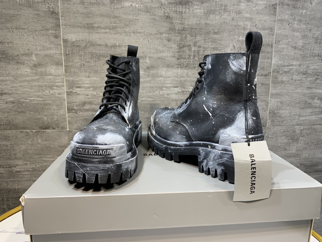Balenciaga Female Leather Shoes Cow Leather 46-l-s