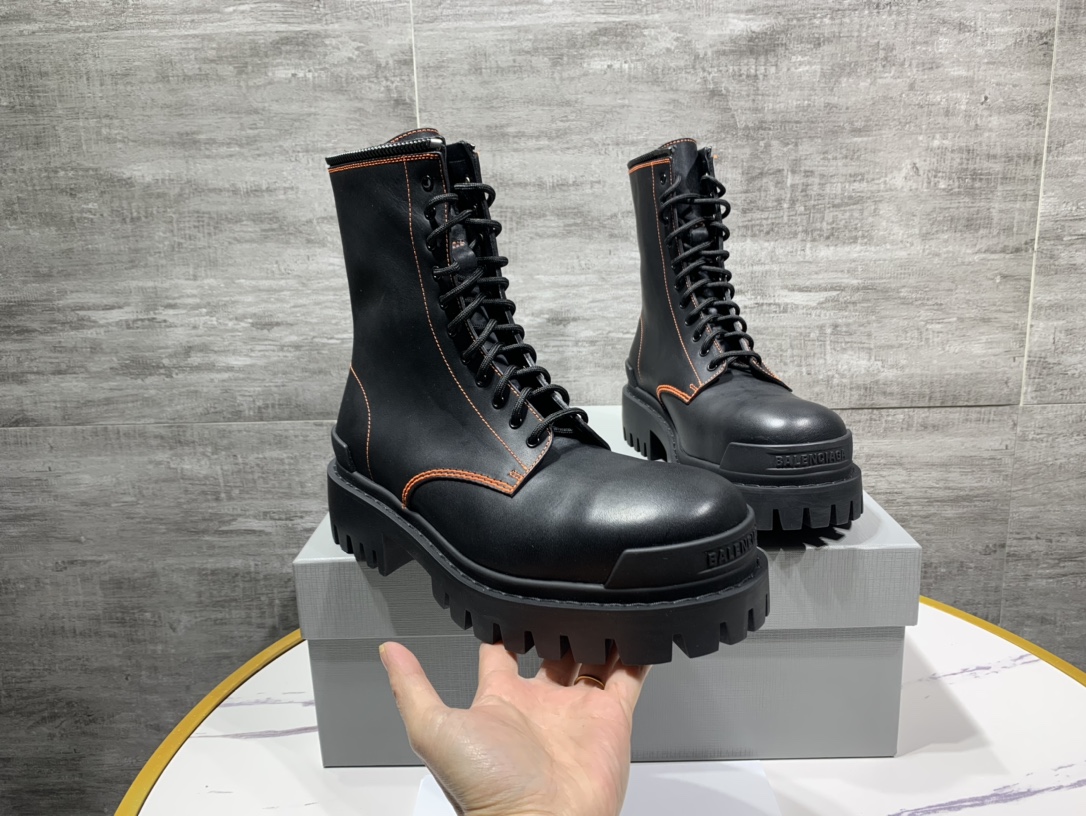 Balenciaga Female Leather Shoes Cow Leather 46-l-s