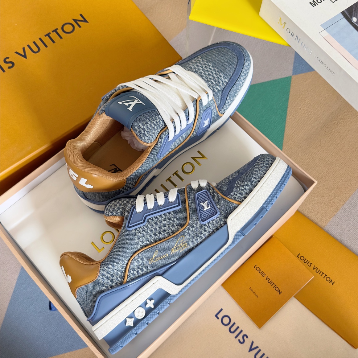 Louis Vuitton Male Board Shoes Breathable M-l-s