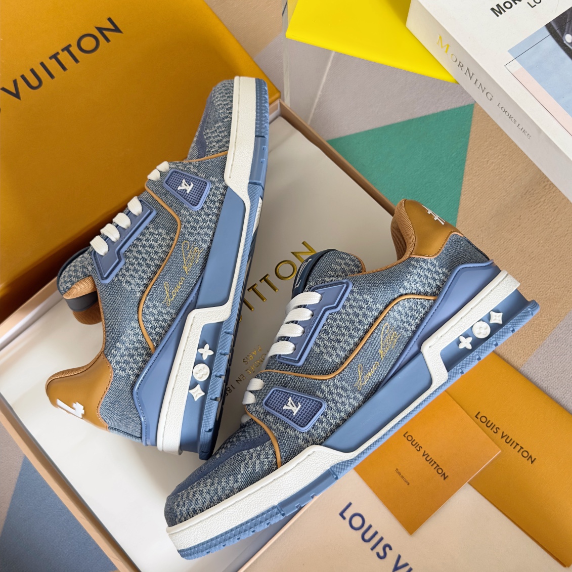 Louis Vuitton Male Board Shoes Breathable M-l-s