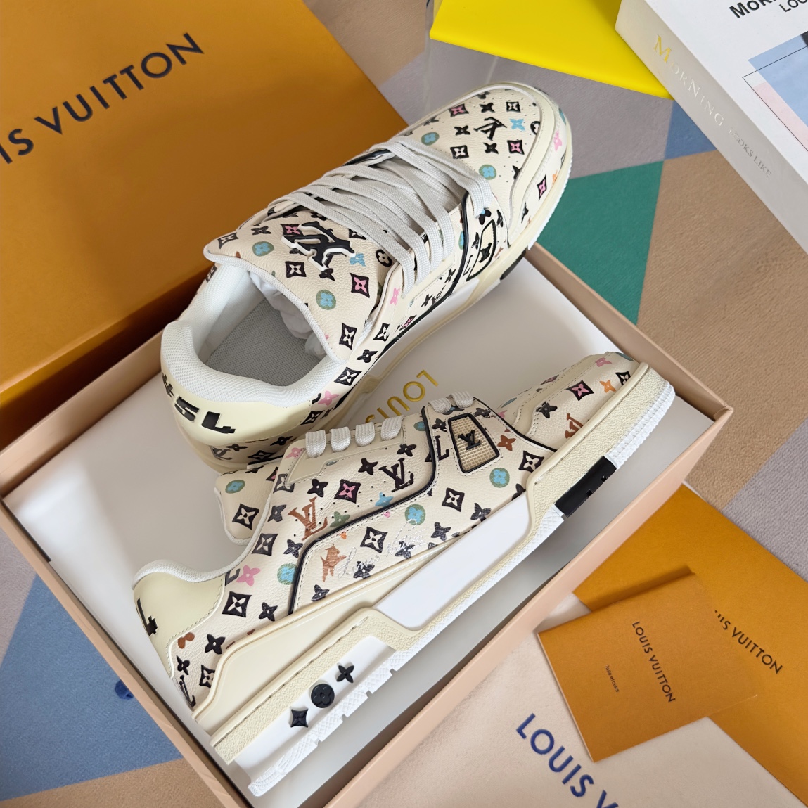 Louis Vuitton Male Board Shoes Breathable M-l-s