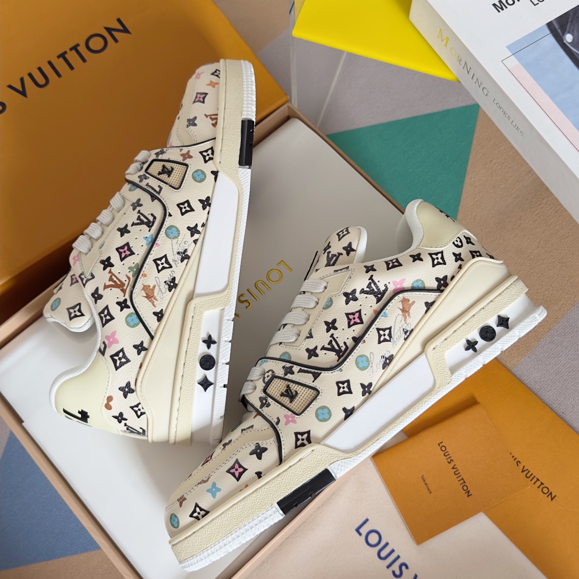Louis Vuitton Male Board Shoes Breathable M-l-s