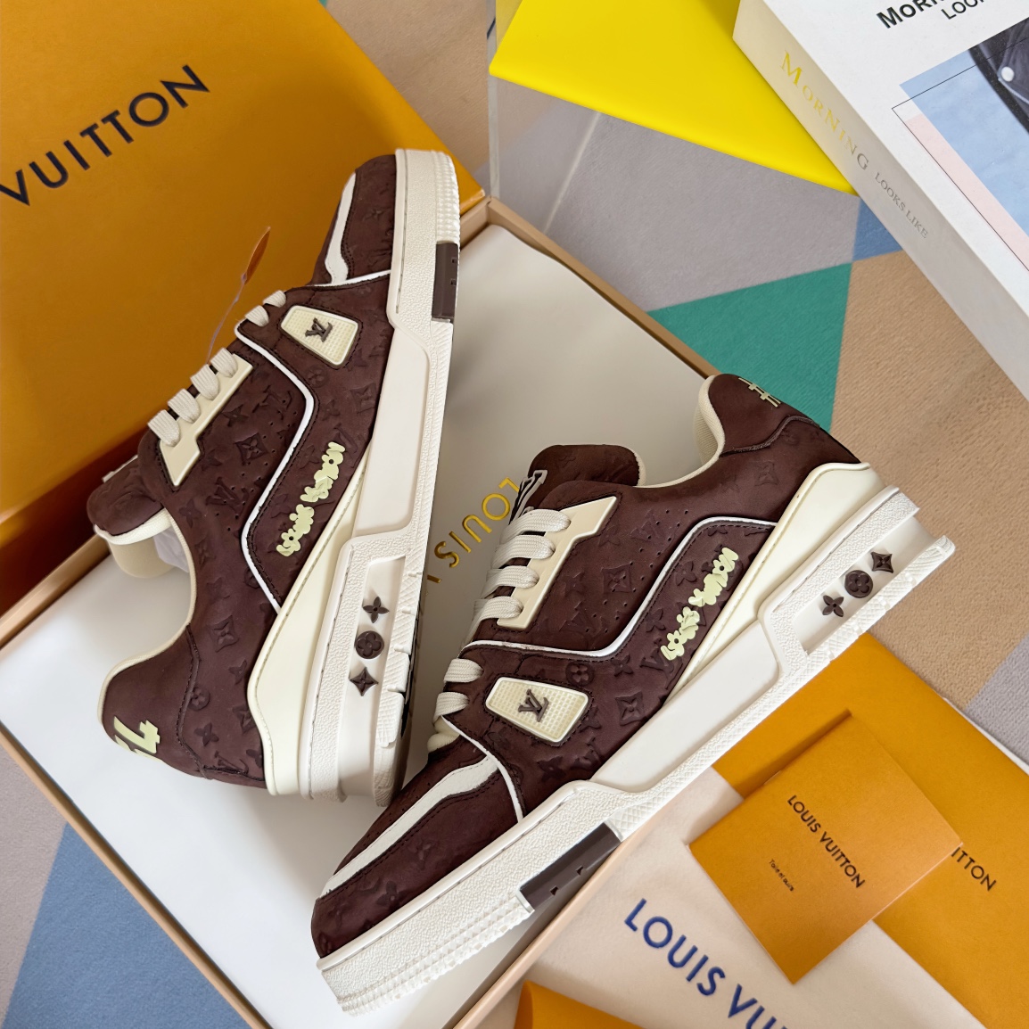 Louis Vuitton Male Board Shoes Breathable M-l-s