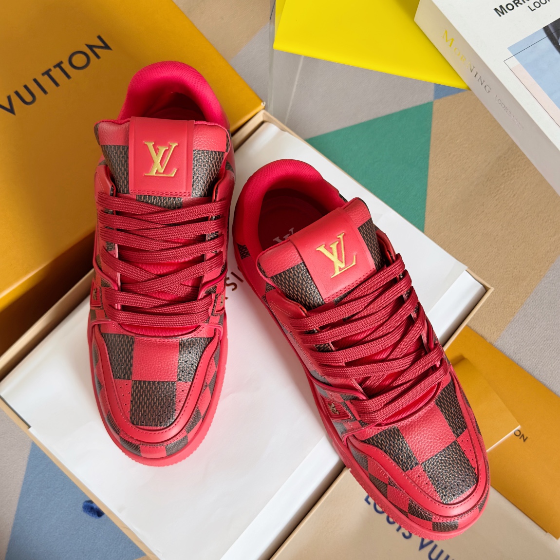 Louis Vuitton Male Board Shoes Breathable M-l-s