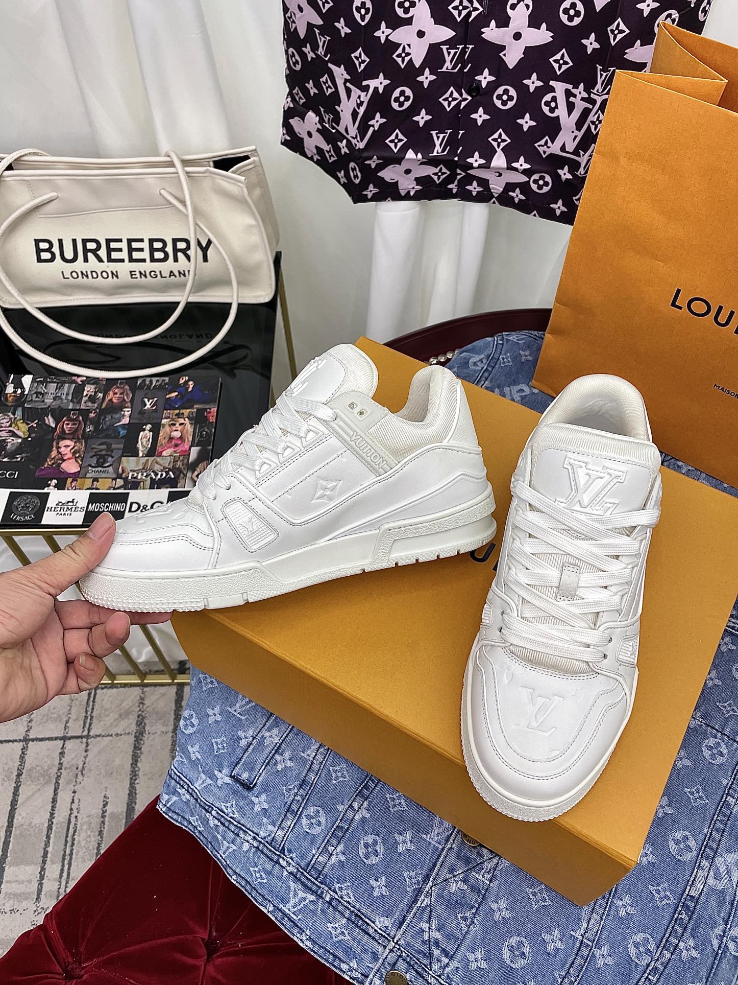 Louis Vuitton Basic Shoes Mesh L-s