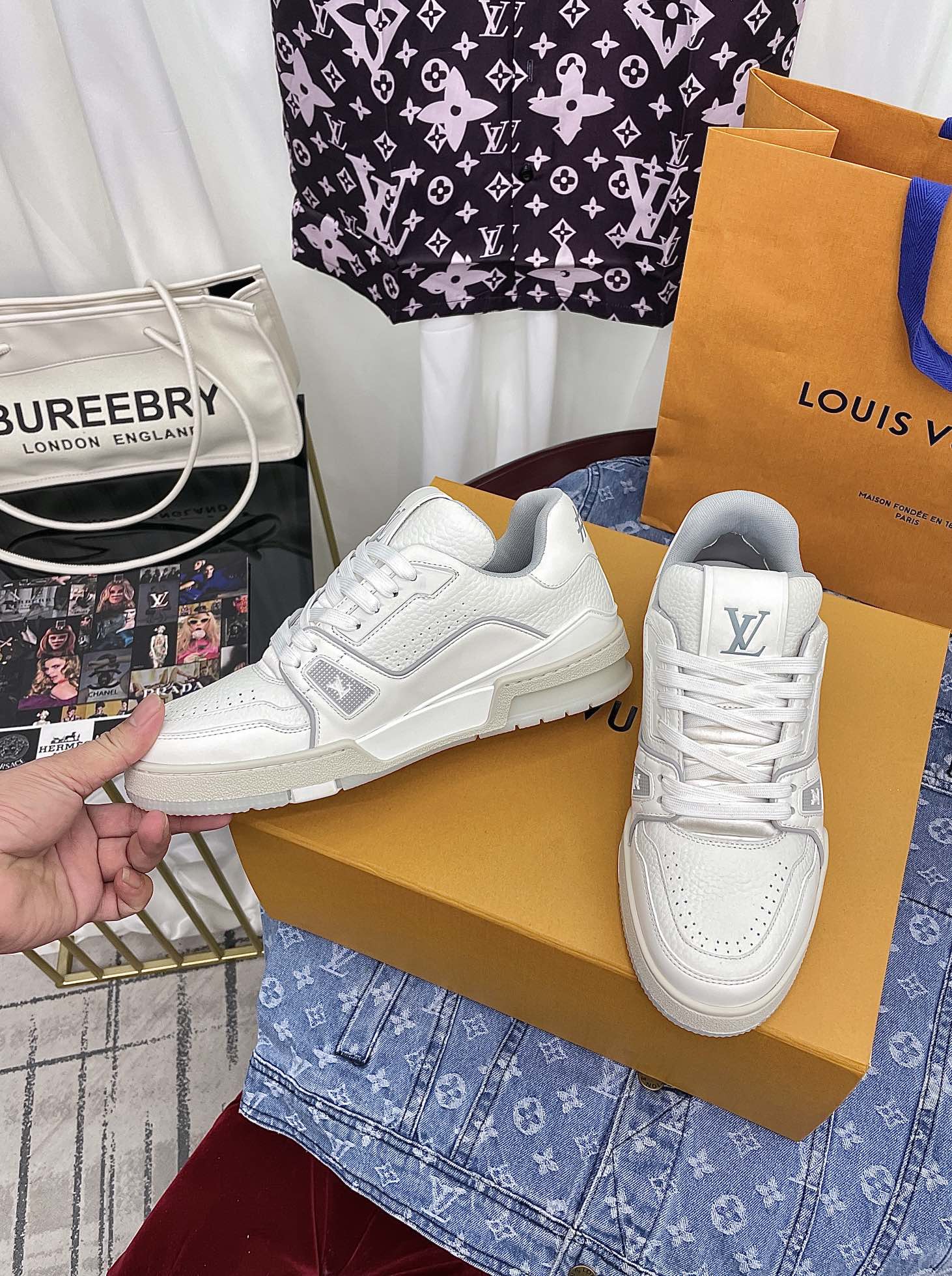Louis Vuitton Basic Shoes Mesh L-s
