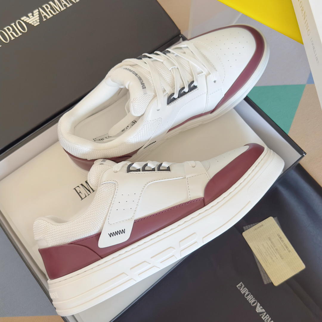 Armani Male Sneakers Breathable M-s