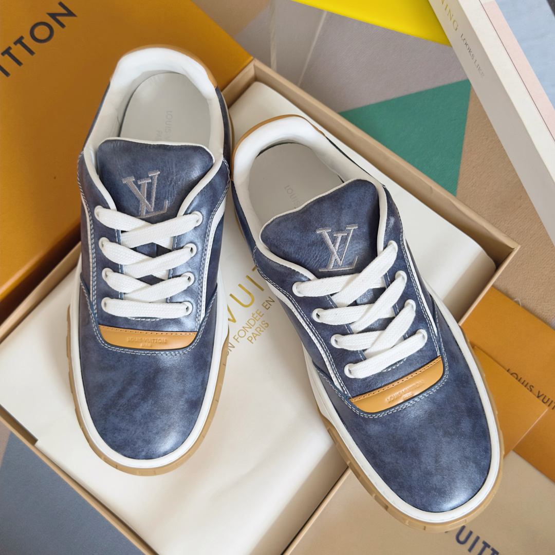 Louis Vuitton Male Sneakers Breathable M-l-s