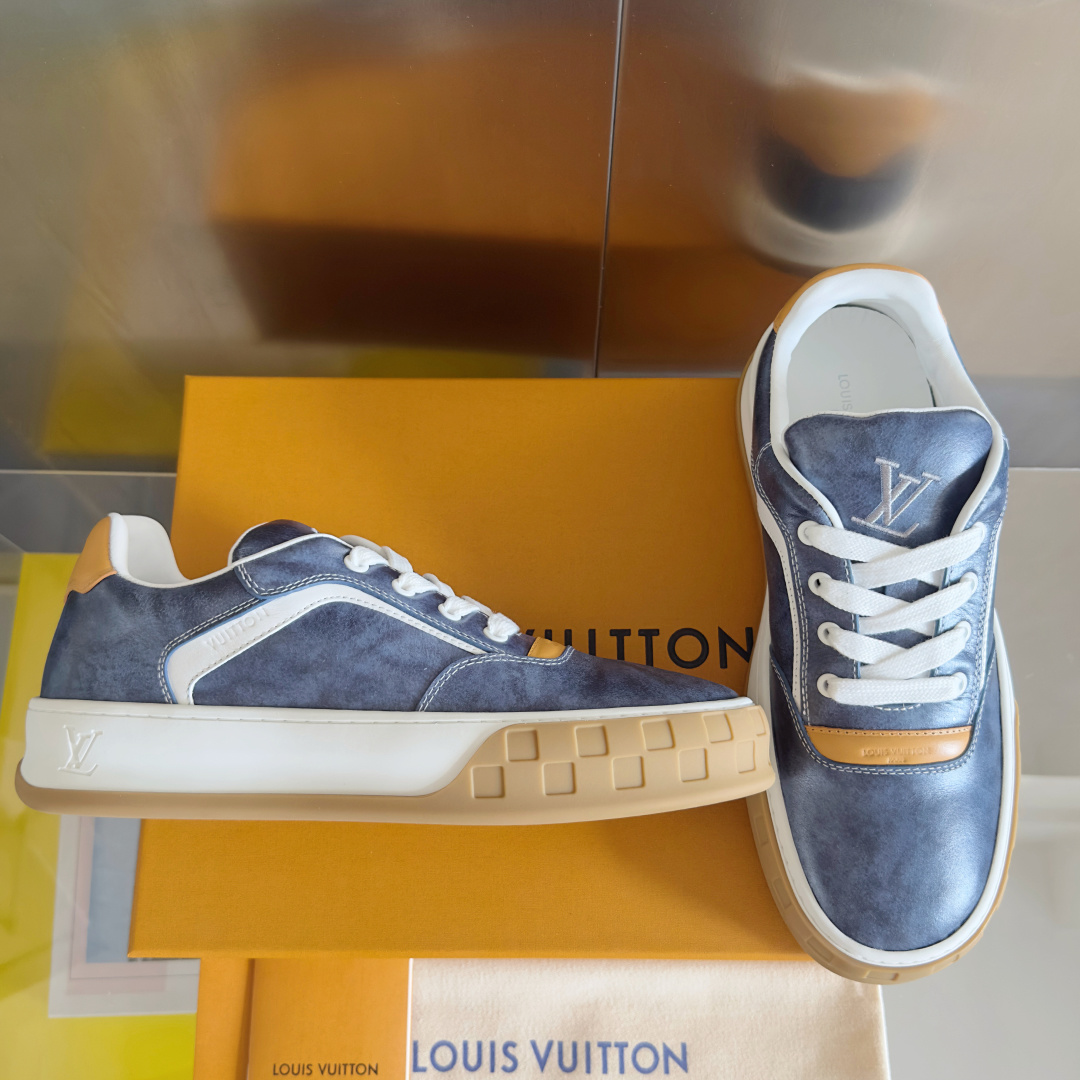 Louis Vuitton Male Sneakers Breathable M-l-s