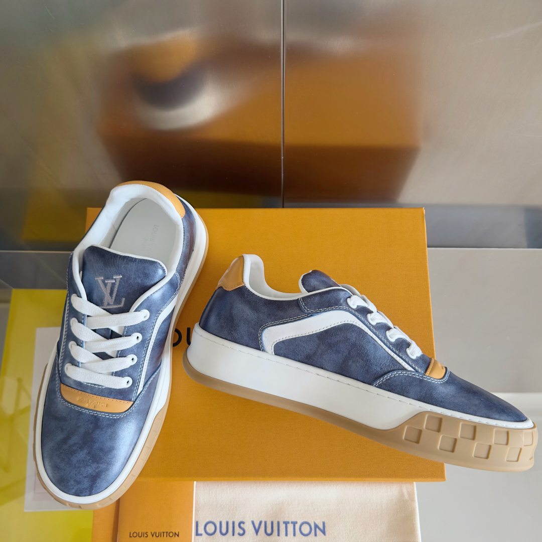 Louis Vuitton Male Sneakers Breathable M-l-s