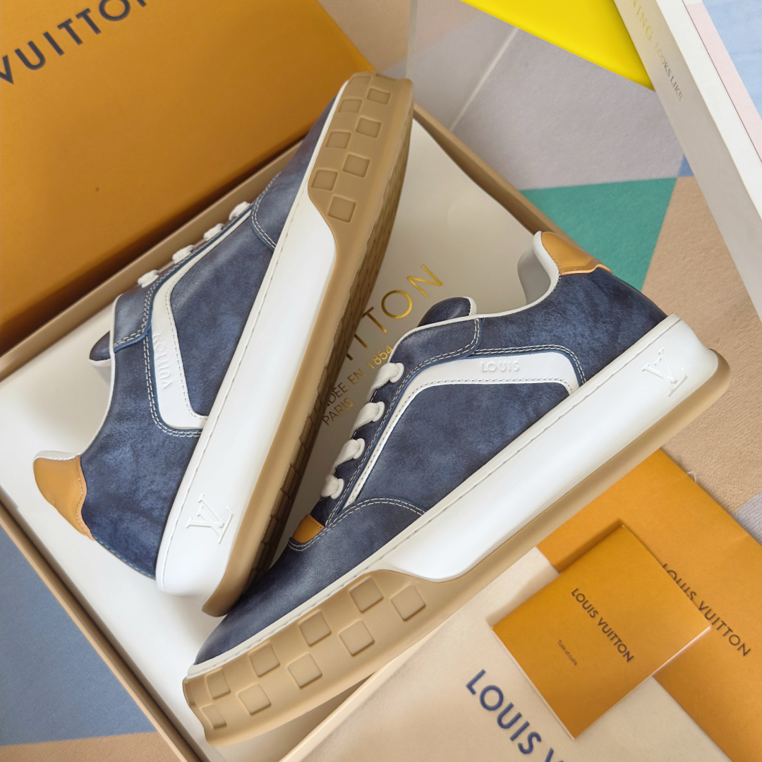 Louis Vuitton Male Sneakers Breathable M-l-s