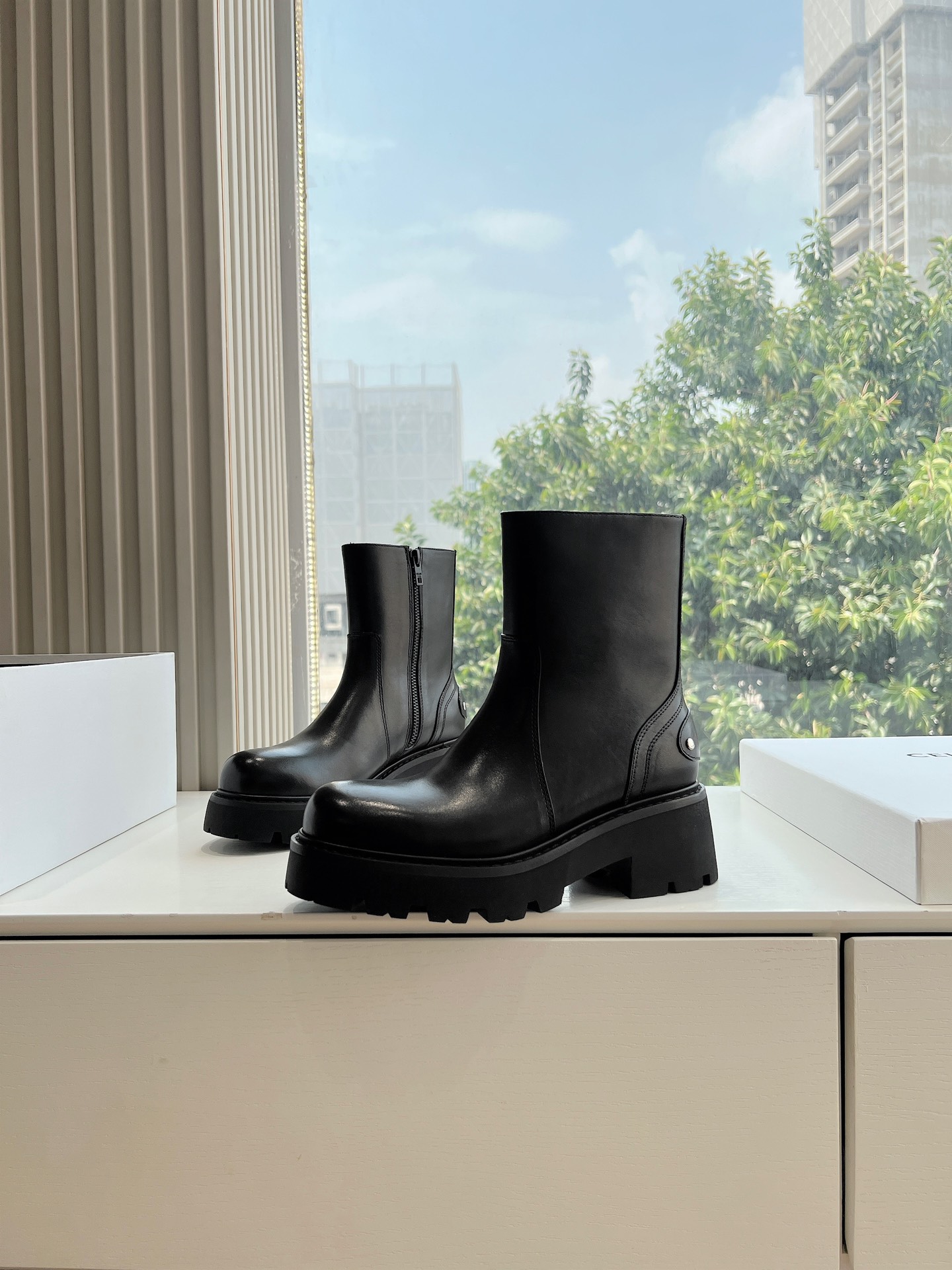 Celine Boots Real Leather L