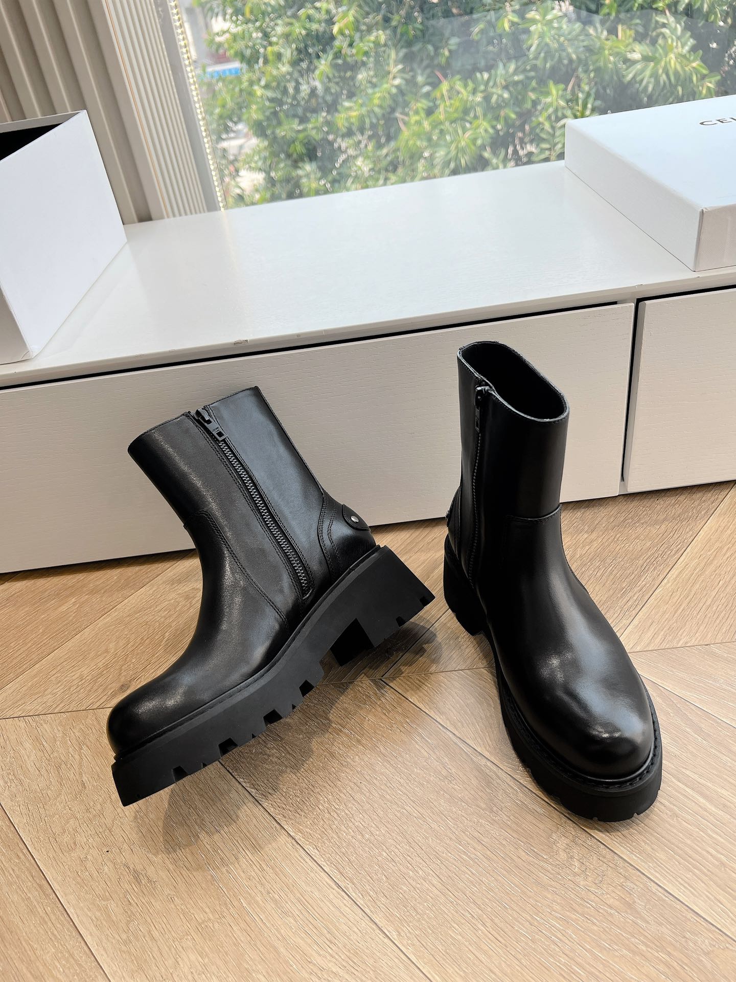 Celine Boots Real Leather L