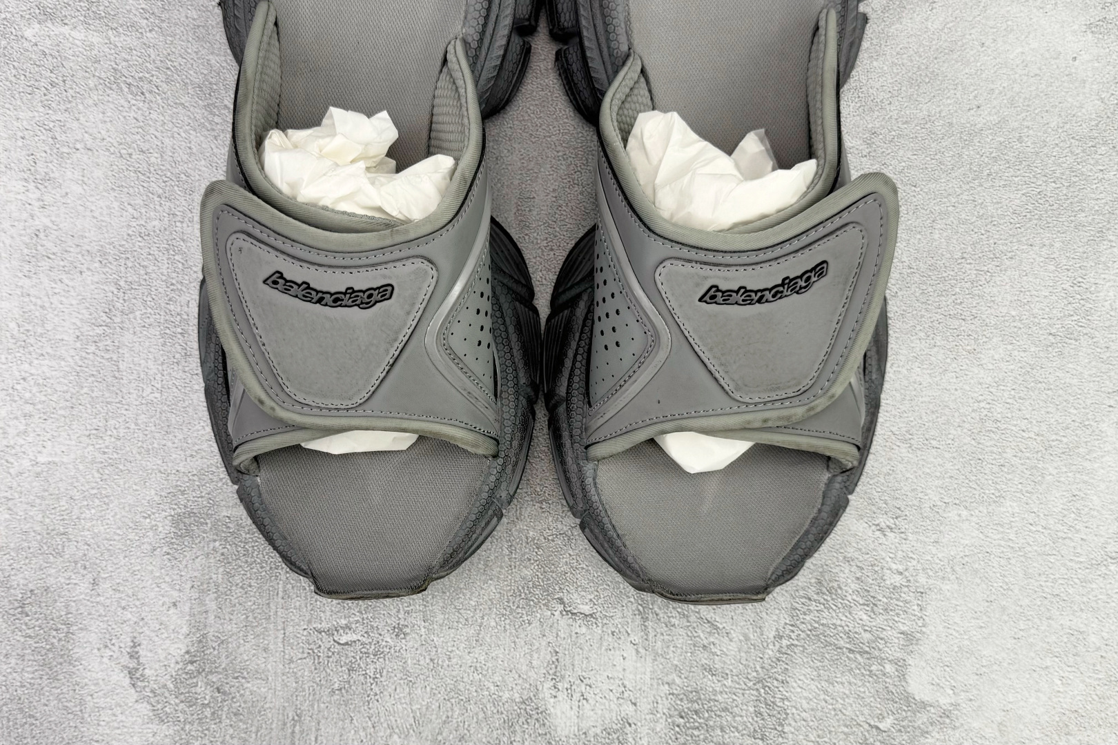 Balenciaga Basic Shoes Mesh Gray L-s-xl