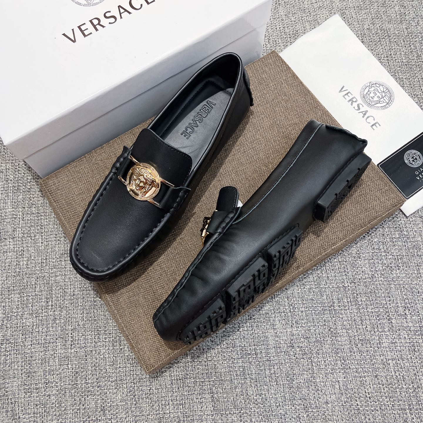 Versace Male Basic Shoes Breathable