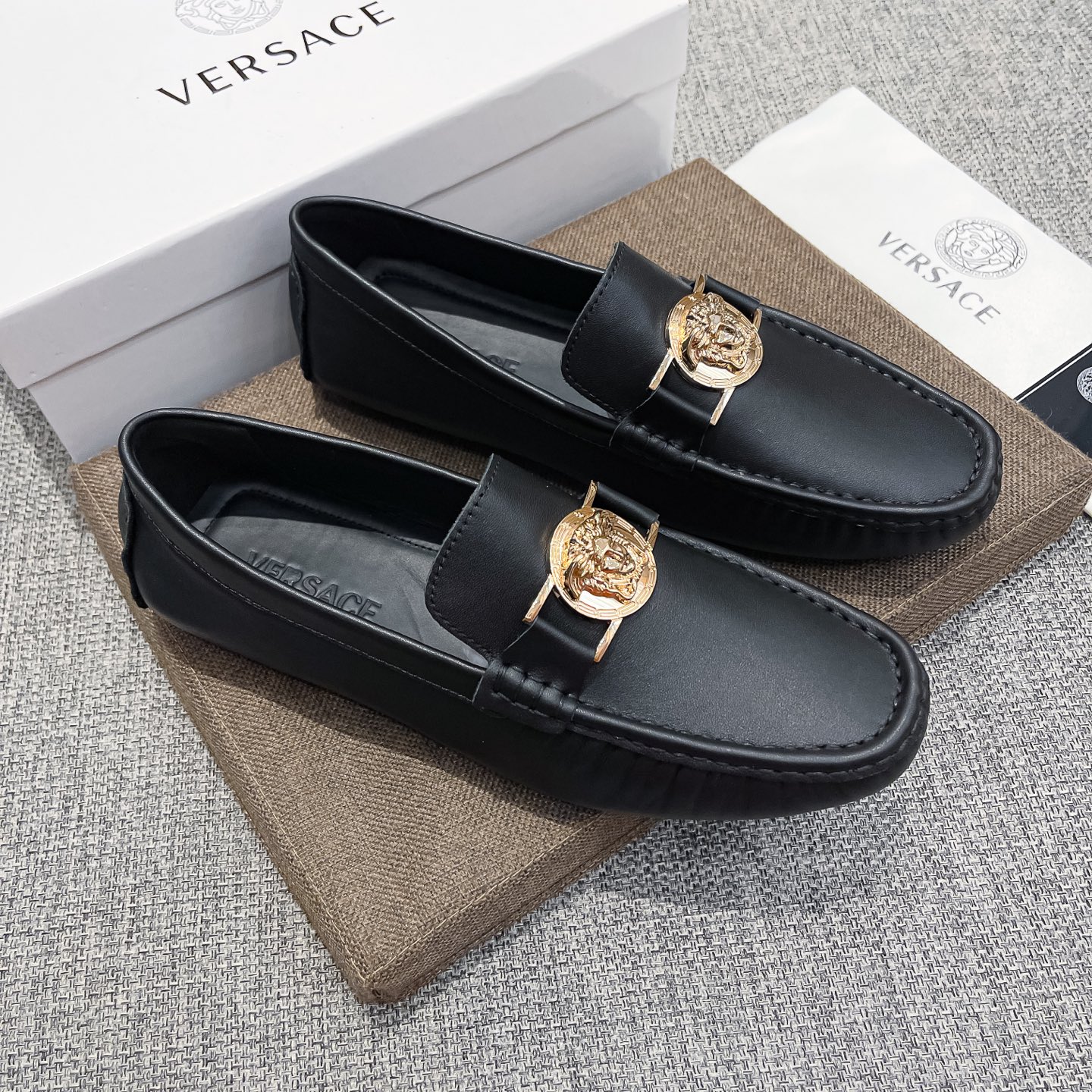 Versace Male Basic Shoes Breathable