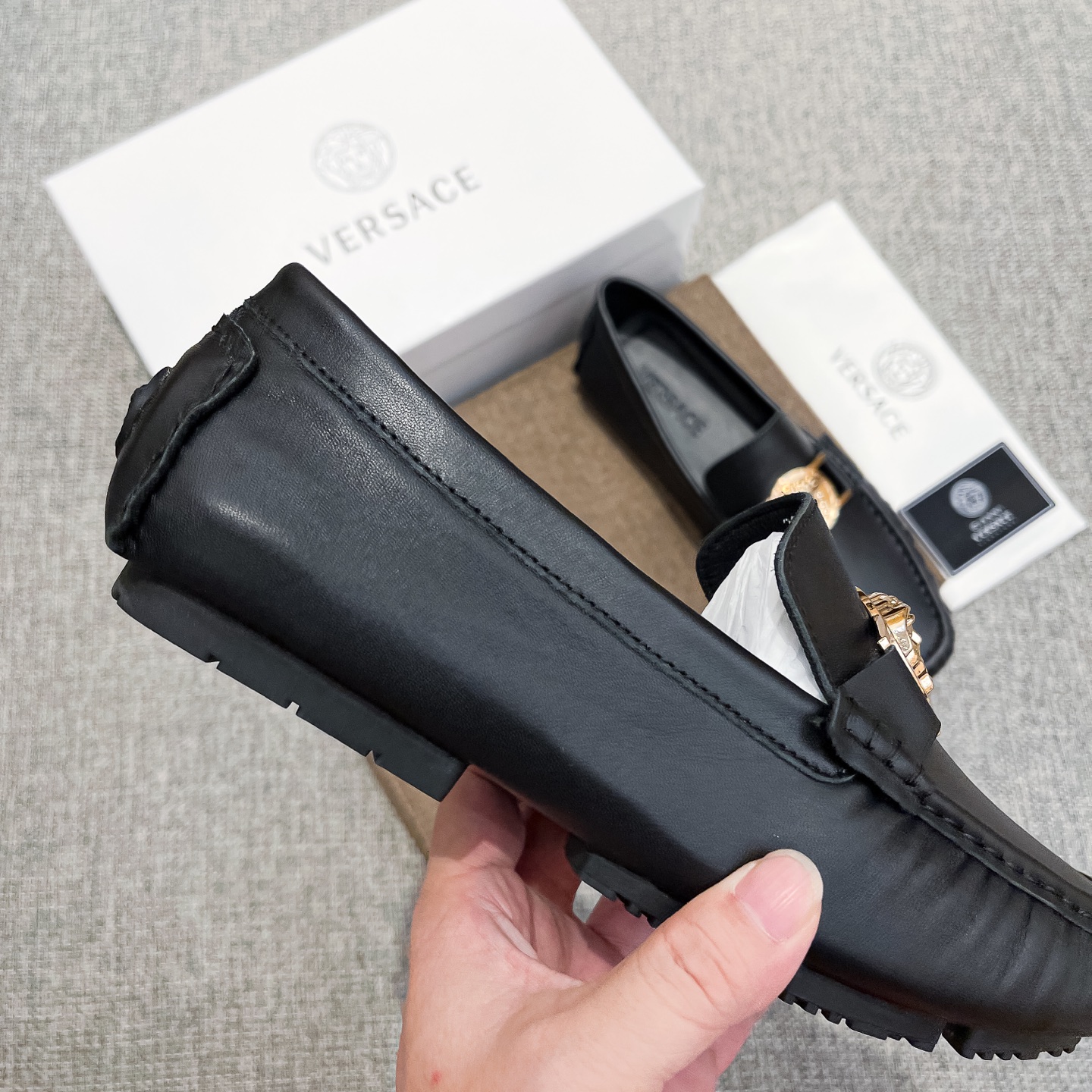 Versace Male Basic Shoes Breathable