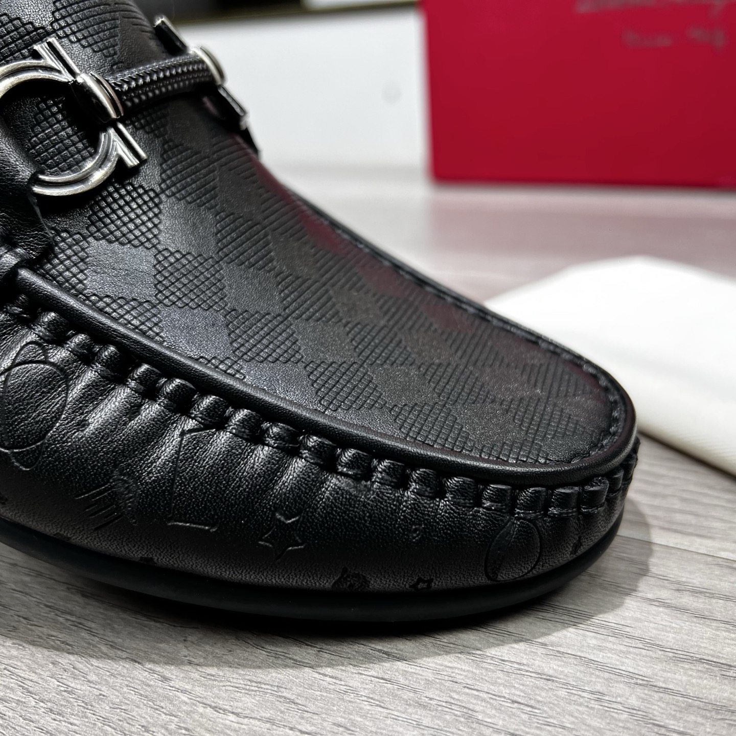 Ferragamo Male Loafers Cow Leather