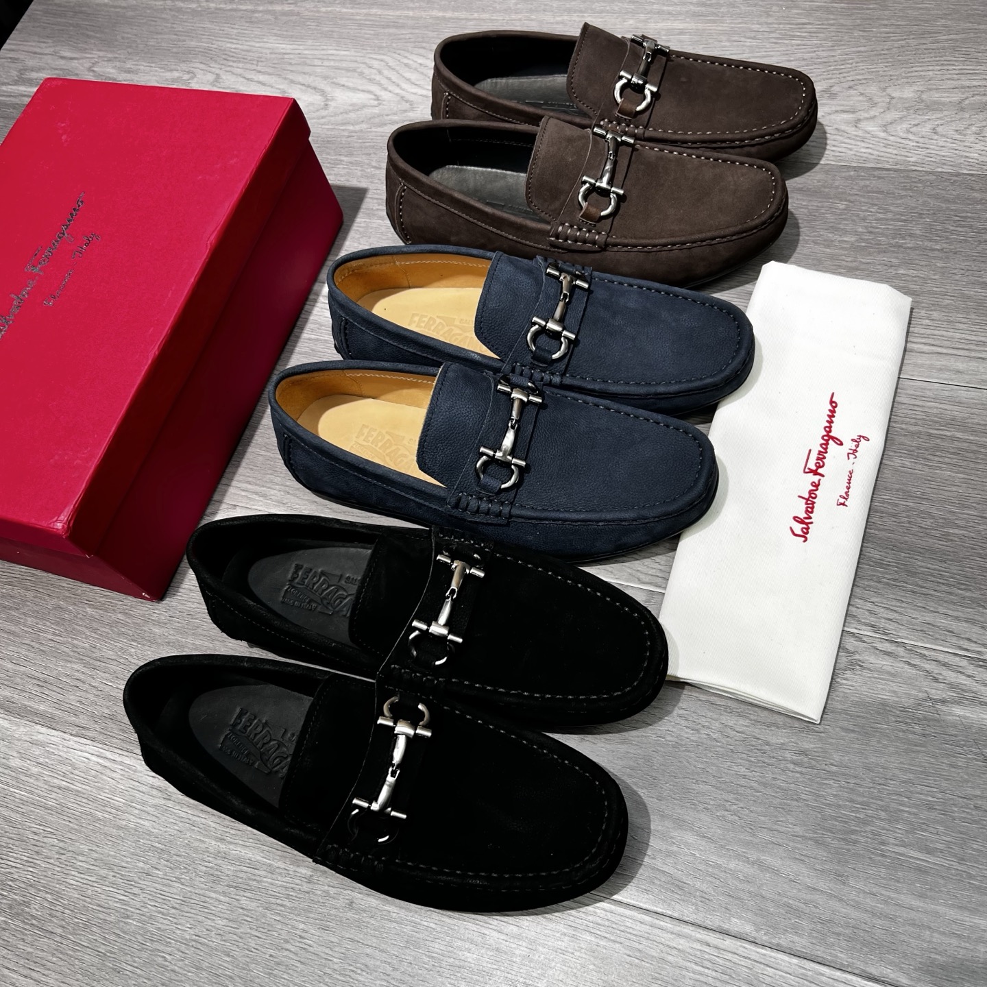 Ferragamo Male Loafers Cow Leather
