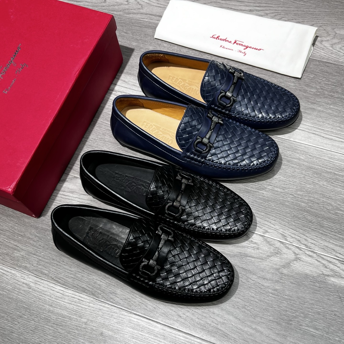 Ferragamo Male Loafers Cow Leather