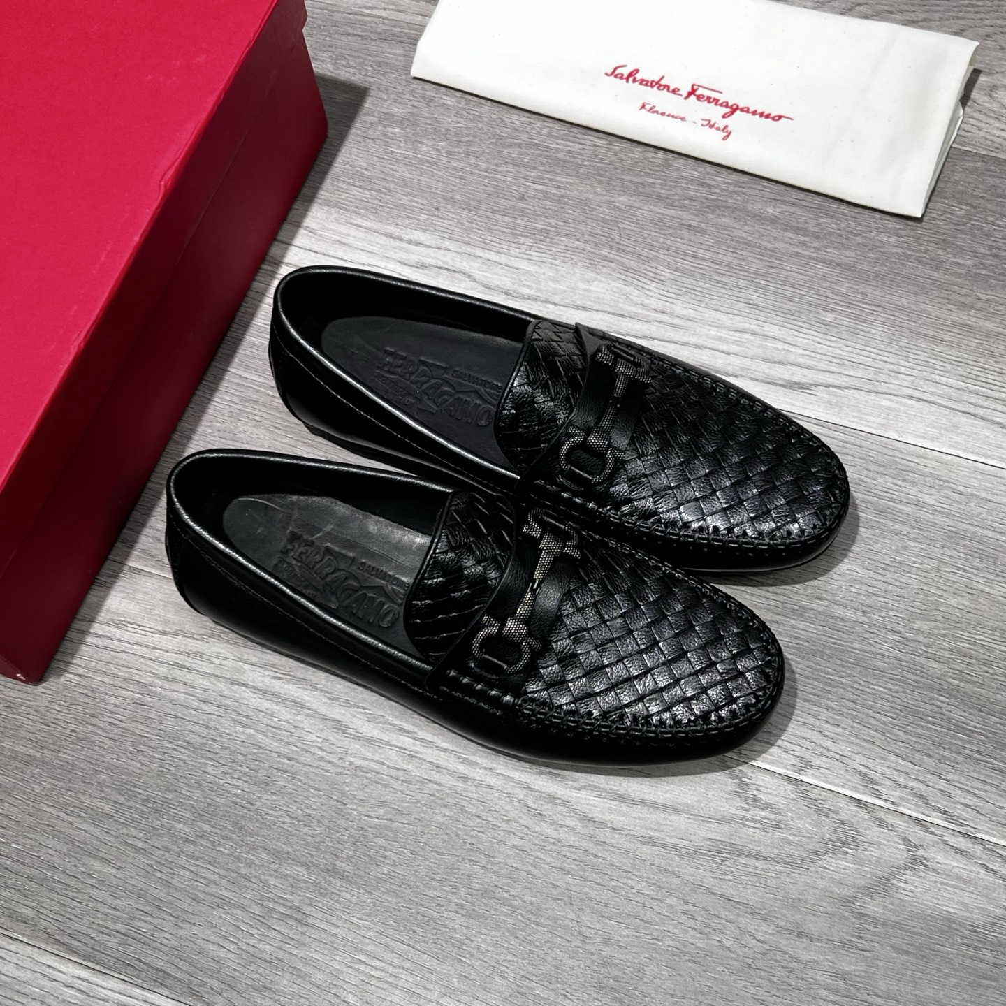 Ferragamo Male Loafers Cow Leather