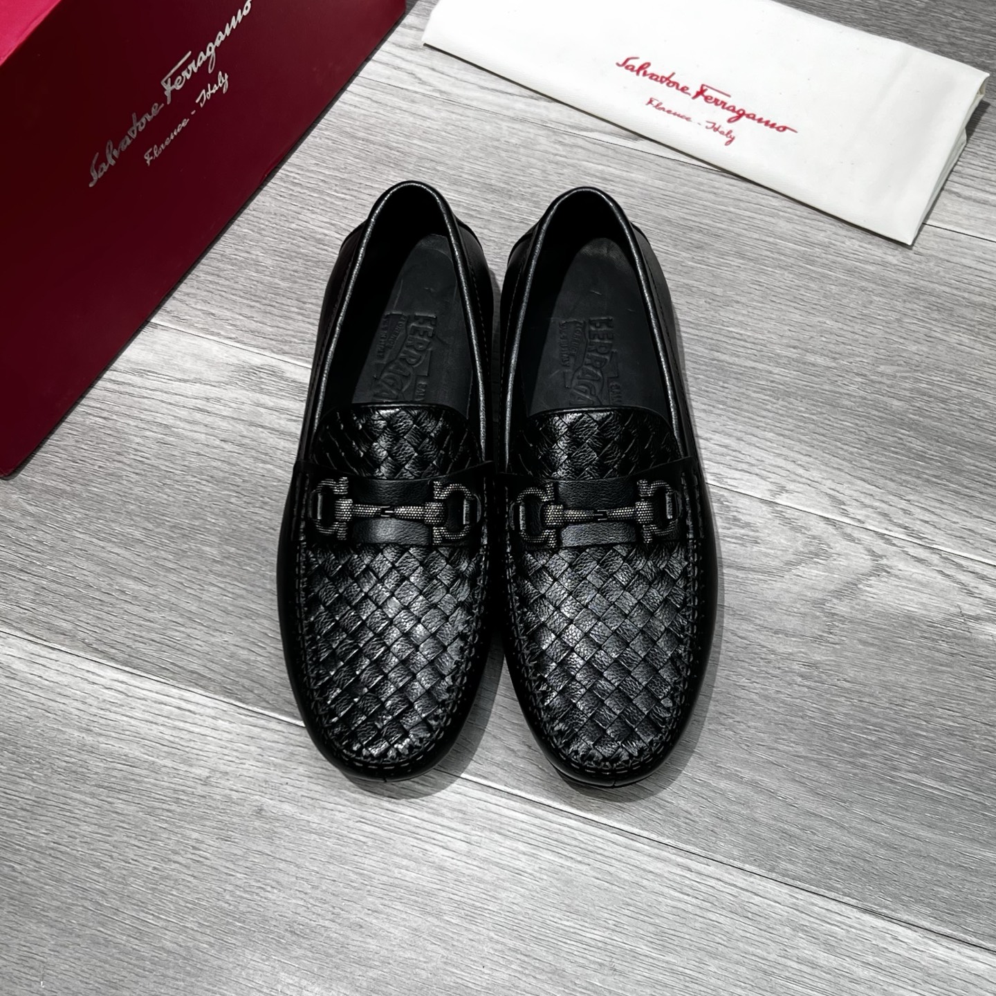Ferragamo Male Loafers Cow Leather