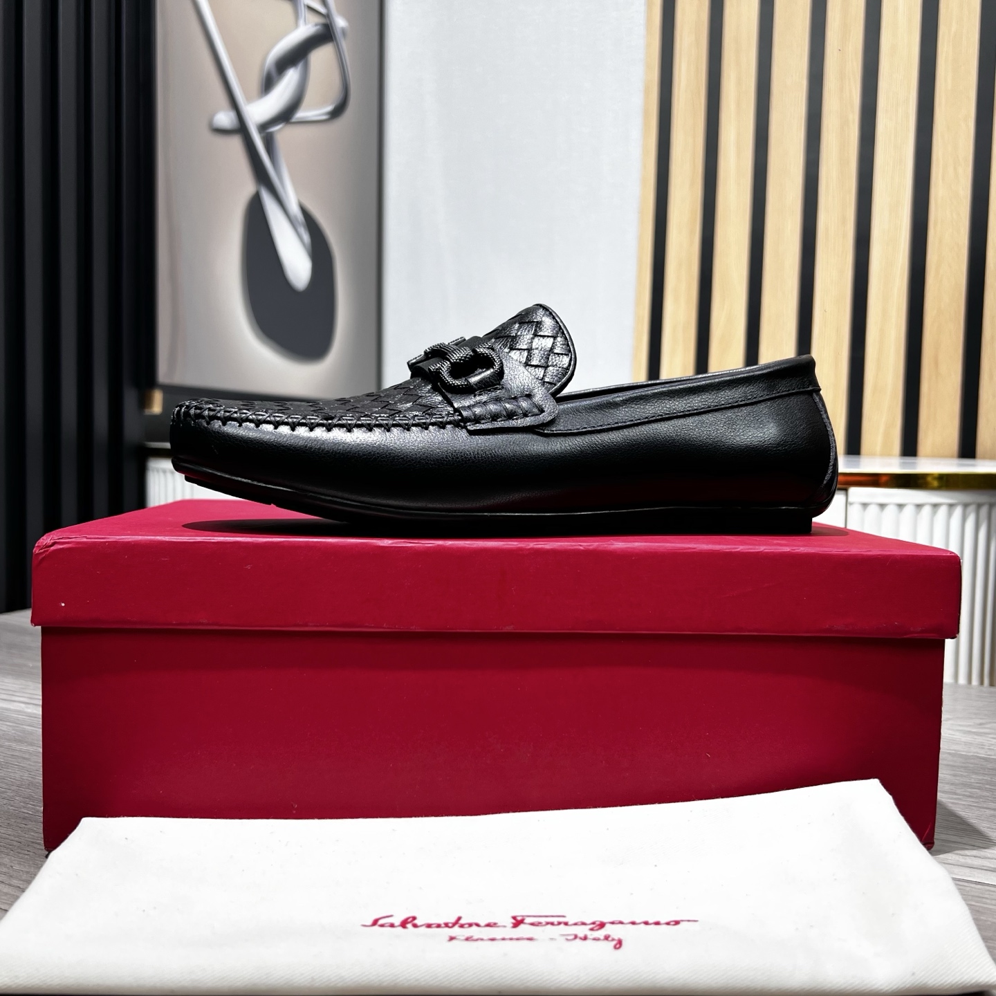 Ferragamo Male Loafers Cow Leather