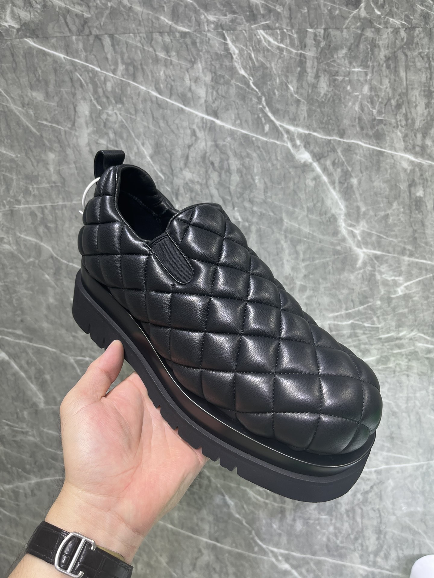 Bottega Veneta Male Basic Shoes Black M